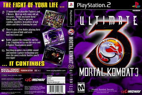 Ultimate Mortal Kombat 3 Box Art - Mortal Kombat Secrets