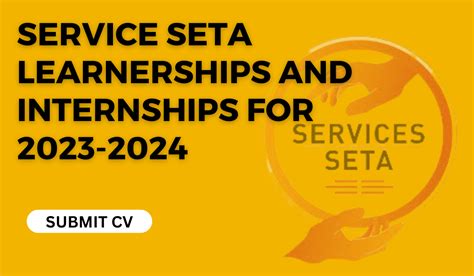 Service SETA Learnerships And Internships For 2023-2024 - onlineinc