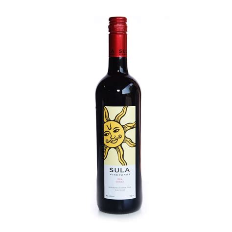 sula wineyard shiraz red wine – 0,7l