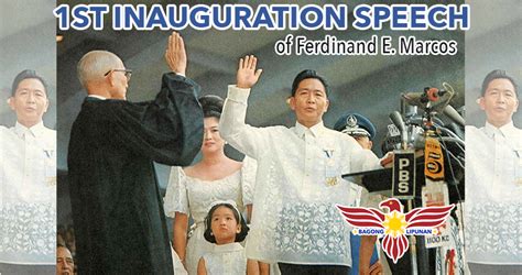 Inauguration Speech of President Ferdinand Marcos in 1965 – Bagong Lipunan