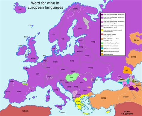 Wine - Wikipedia, the free encyclopedia | European languages, Map, Wine map