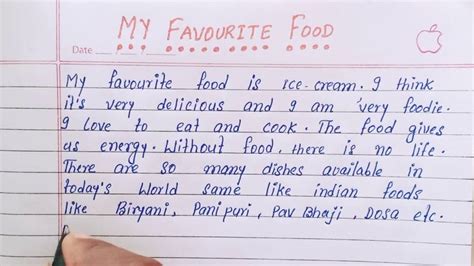 my favourite food | essay on my food | easy short essay my food | write essay on my food | my ...