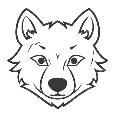 Outline Wolf Face Vector Illustrator Design Illustration For Ad Design Sketch Drawing, Wolf ...