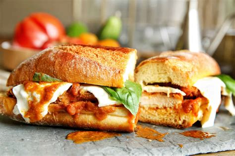 Chicken Parmesan Sandwich - easy way to recipe parm subs