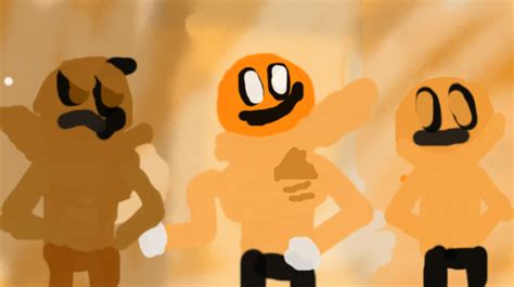 three orange guy by jollyskeleton11 on DeviantArt