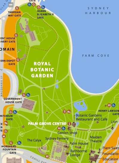 Botanical Gardens Sydney Map - Home Garden