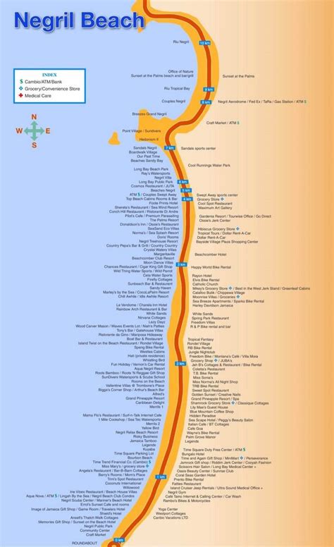 Large Negril Maps for Free Download and Print | High-Resolution and ...