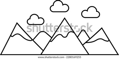 Tundra Outline Landscape Vector Illustration Stock Vector (Royalty Free) 2280169255 | Shutterstock