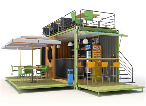 Shipping Container Cafe,Design,and Concept - Container Interior Design Idea