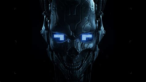 3840x2160 Robot Skull 4K Wallpaper, HD Artist 4K Wallpapers, Images, Photos and Background ...