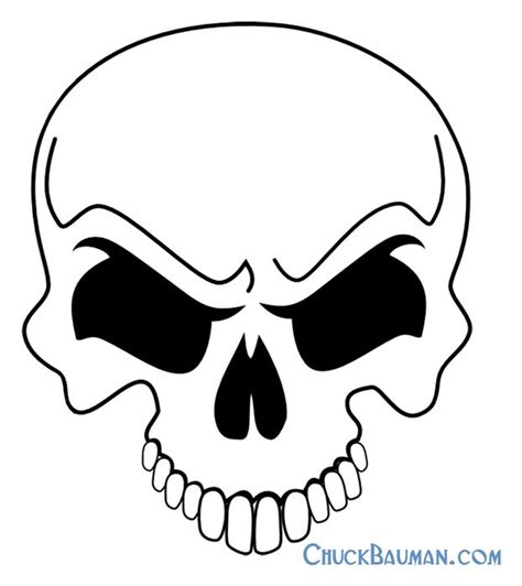 Skulls Airbrushing - FREE Skull Airbrushing Stencils - FREE airbrushing ...