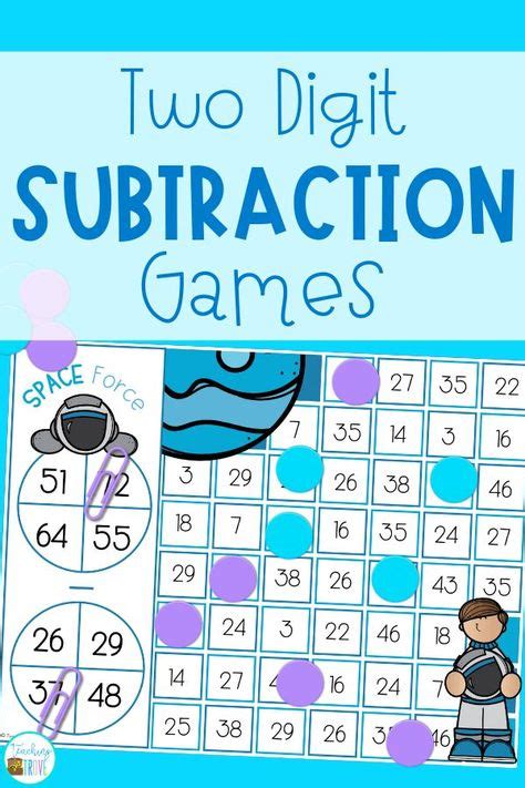 Two Digit Subtraction with Regrouping - Subtraction Games | Subtraction games, 2nd grade math ...