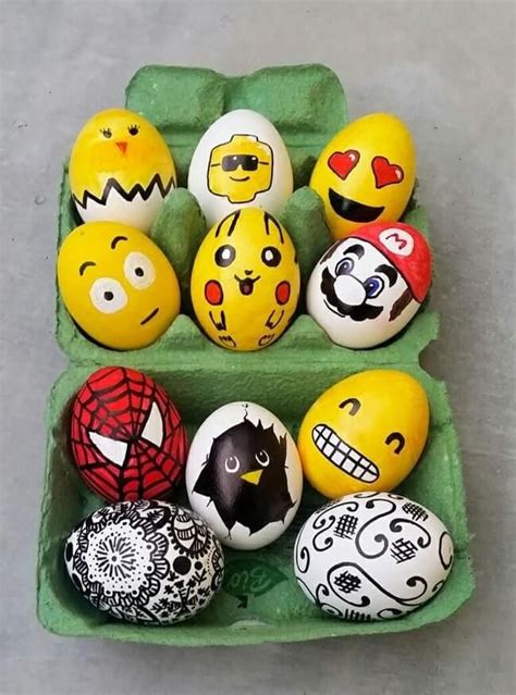 painted easter eggs - Bing