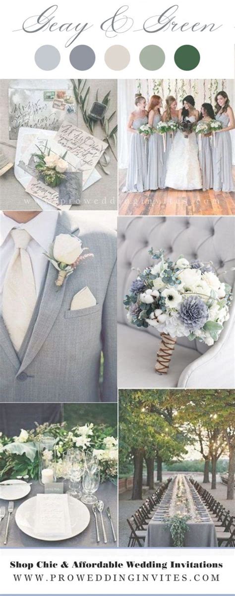 10 Best Wedding Color Palettes: Silver, Gray, Metallic Schemes – 07 ...