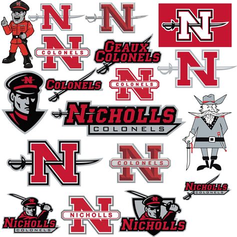 Nicholls State University SVG, Colonels SVG, Football Team, Game Day ...