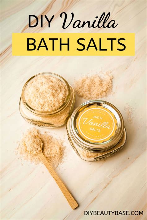 Easy DIY Vanilla Bath Salt Recipe - DIY Beauty Base