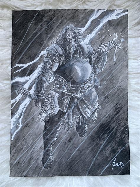 Excited about the new GoW, so here’s my take on Thor, hope you like it ...