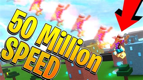 ROBLOX SPEED SIMULATOR 2 *50 MILLION SUPER SPEED* - YouTube