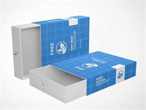 Free Drawer Box Mockup | Free PSD Templates