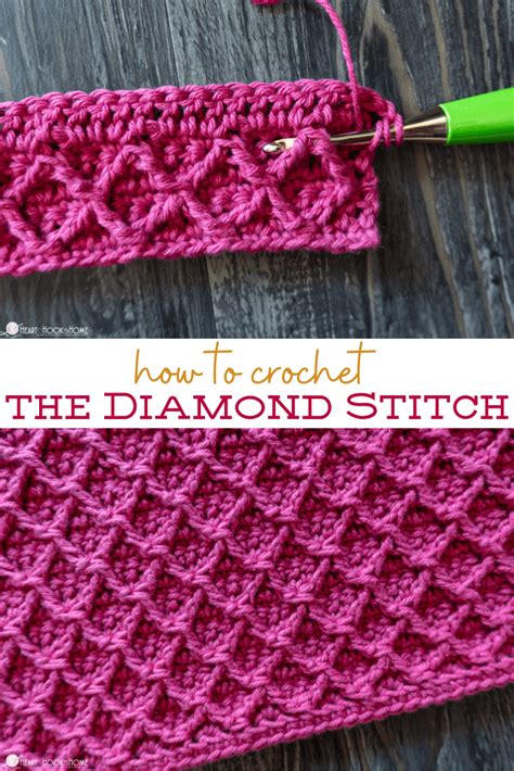 How to Crochet the Diamond Stitch - Heart Hook Home