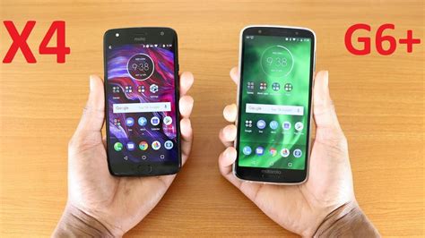 Motorola Moto X4 Vs Moto G6 Plus Speed Test - YouTube