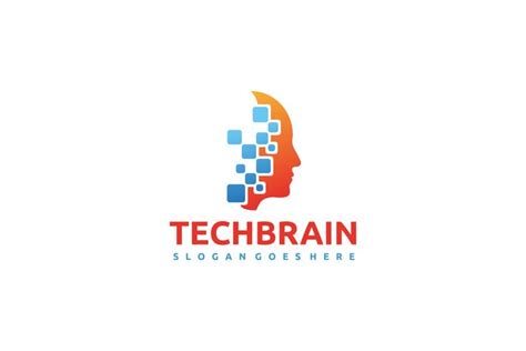 Tech Brain Logo 203468 Vector Art at Vecteezy