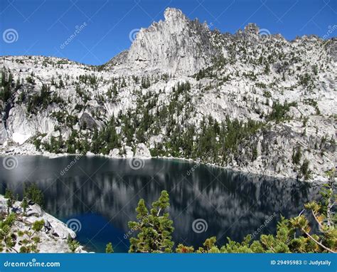 Lake Viviane stock image. Image of mountains, enchantment - 29495983