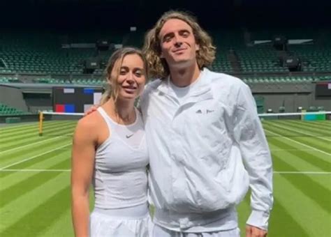 Stefanos Tsitsipas and Paula Badosa will play mixed doubles together at Wimbledon!