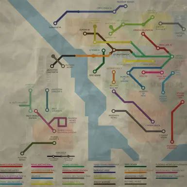 Fallout 3 metro map - proflook