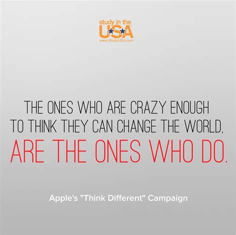 Monday Quote from Apple's 'Think Different' Campaign