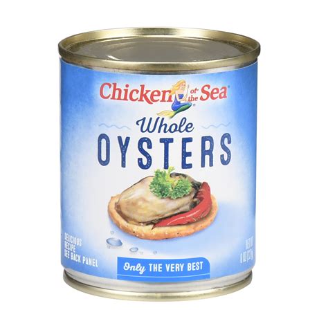 Chicken of The Sea Whole Oysters, 8 oz - Walmart.com - Walmart.com