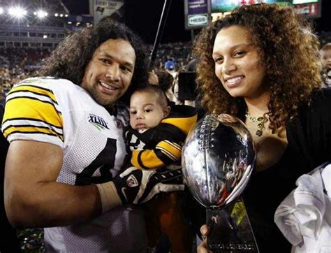 Troy and his family | Troy polamalu, Steelers football, Steelers girl