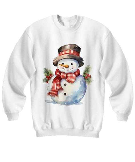 Snowman Shirt Christmas Shirt Holiday Shirt Let It Snow - Etsy