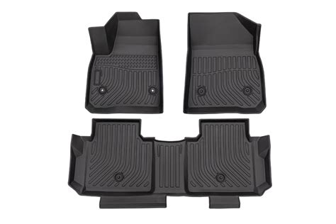 TPE all weather 3d tech design car floor liners mats for Cadillac XT5 cargo liner trunk mat