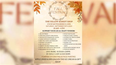 Fall festival coming to Wellsboro this weekend