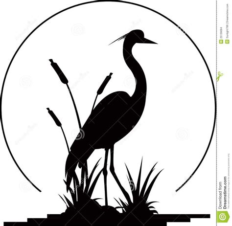 Crane Bird Silhouette 22 At Crane Bird Clipart | Bird silhouette ...