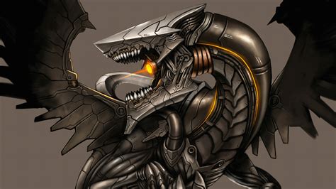 Robotic Dragon Wallpaper