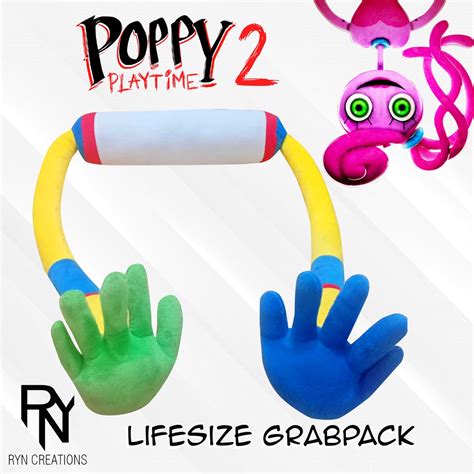 Poppy Playtime Chapter 2 Green hand Grabpack Mommy Long Legs Huggy ...