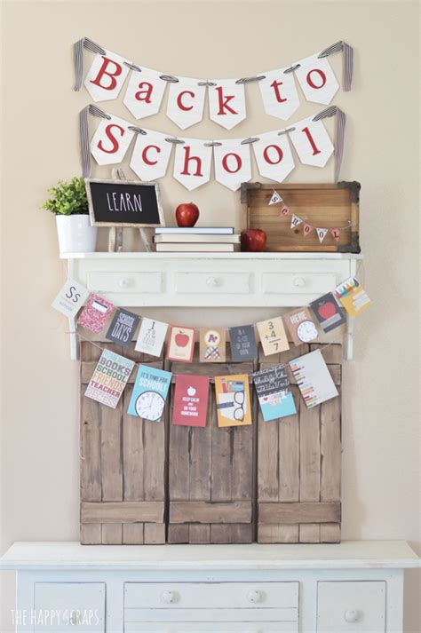 Back to School Decorating Ideas - The Happy Scraps