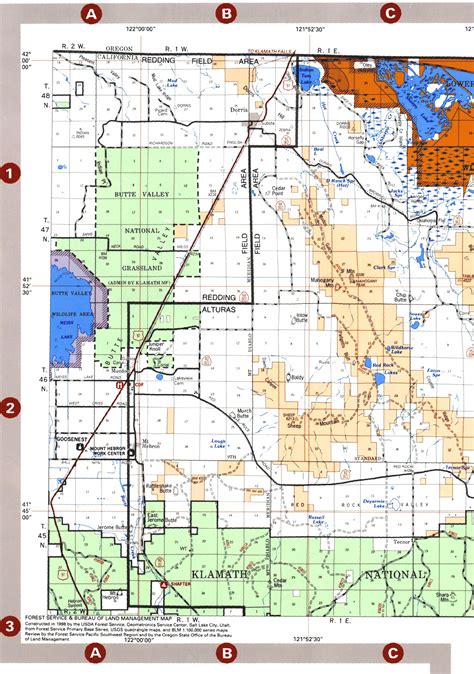 Modoc National Forest Map - Modoc California USA • mappery