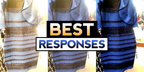 10 Best Responses to 'What Color is This Dress' Debate - Crambler