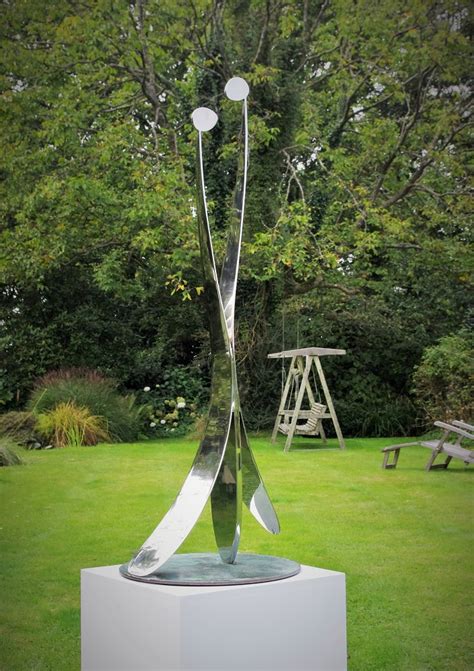 Stainless Steel Garden Sculpture | Contemporary Garden Art - Chris Bose