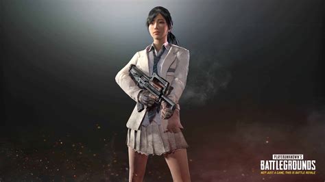 PUBG Player Unknown Battlegrounds Ivory School Uniform Set UHD 4K ...