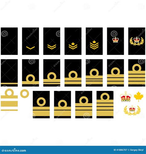 Canadian Navy insignia stock vector. Illustration of canada - 41886707