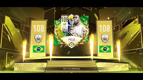 Unlocking 108 OVR ST Pele | Fifa Mobile - YouTube