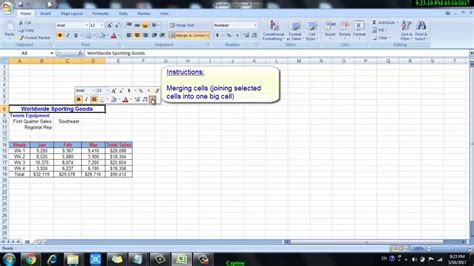 Excel: Formatting Cell - YouTube