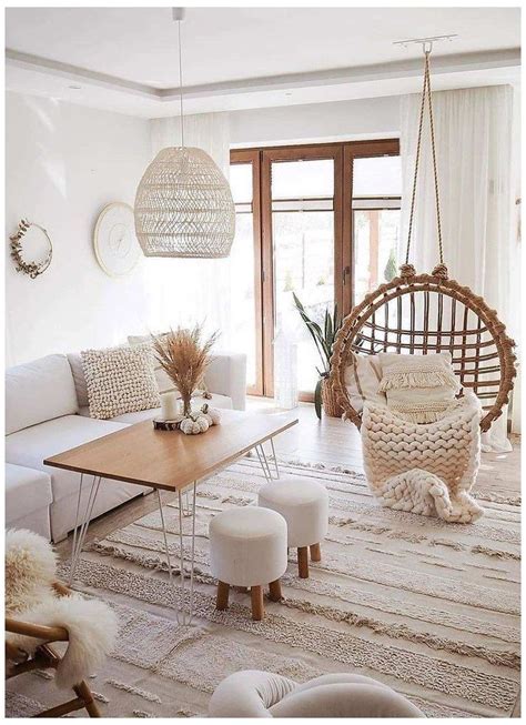 Boho living room | minimalism | cozy | Living room scandinavian, Living ...