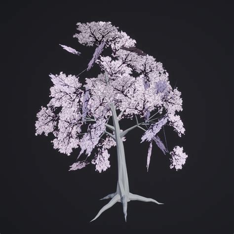 tree white 3d model