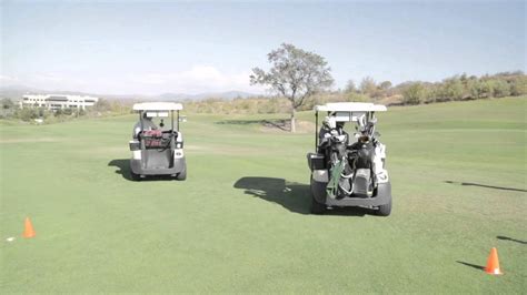 GOLF CART RACING! With Mark-Paul Gosselaar - YouTube