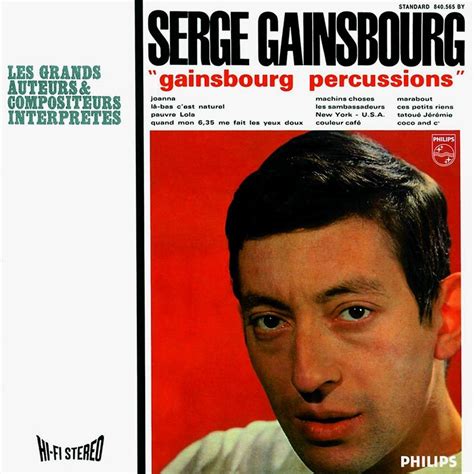 'Gainsbourg Percussions': Serge’s Afro-Cuban Jazz Album